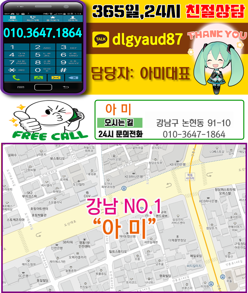미미알바 서울강남 아미 전화번호